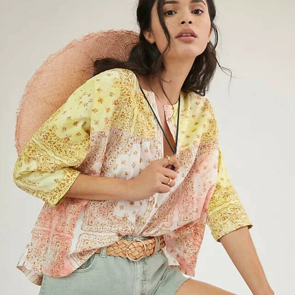 Pilcro and the Letterpress Tops - Anthropologie Pilcro Button-down Blouse, size XS